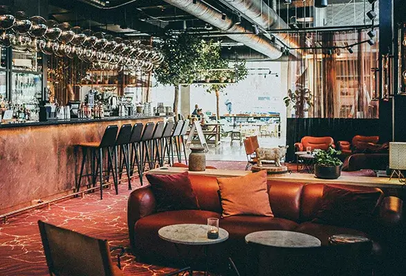 Wine and whiskey bar